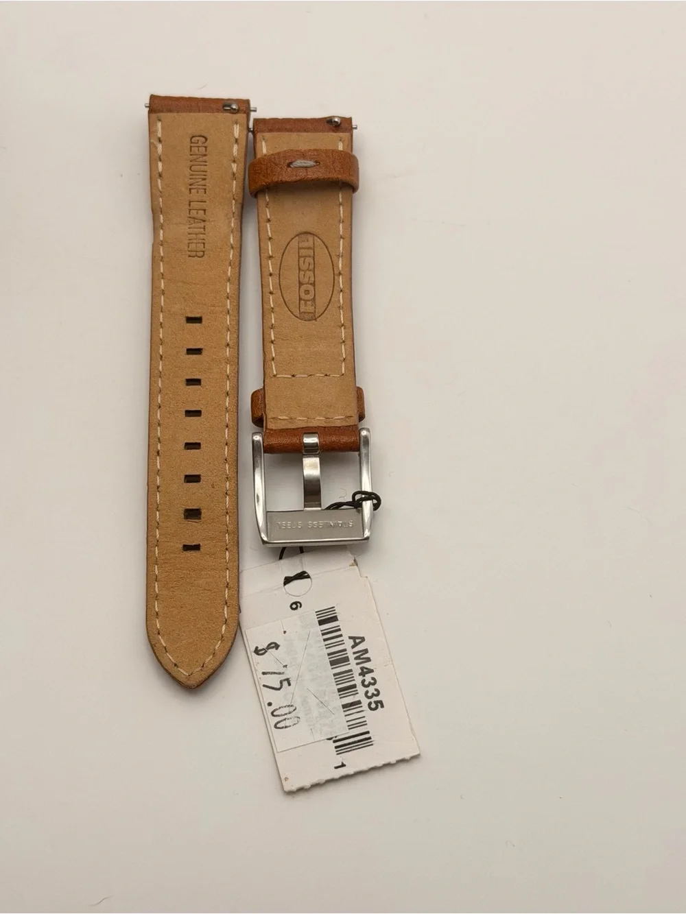 Fossil‎ Genuine Leather Band, New, Brown